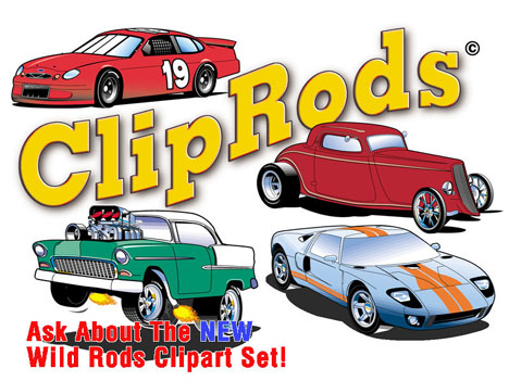 ClipRods Racing Art by Curt Fehr